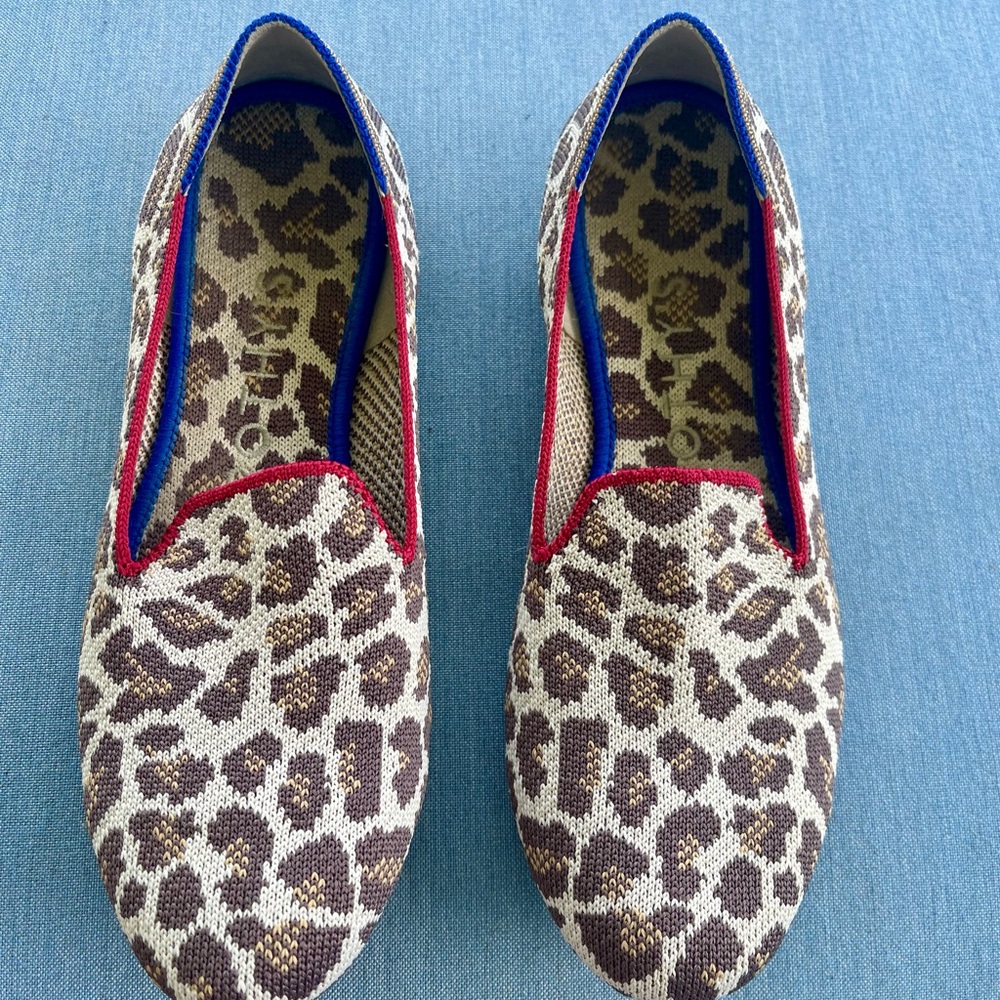 Leopard Print Slip-On Loafers